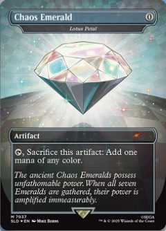 Lotus Petal - Chaos Emerald Secret Lair Drop - Sonic